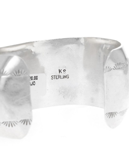 Navajo Katalina Scott Sterling Silver Cuff Bracelet